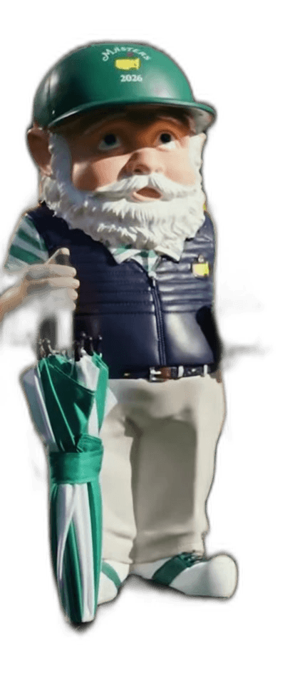 2026 Masters Gnome — side view